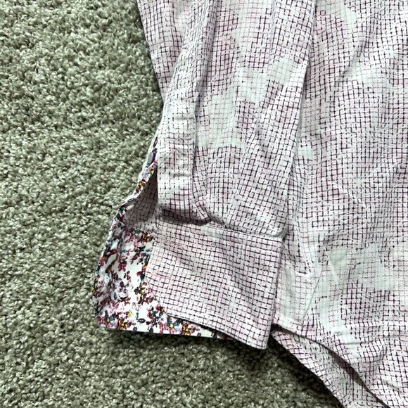 Robert Graham Men's Sz XL Long Sleeve Button-Up Shirt Pink/White - Picture 4 of 8